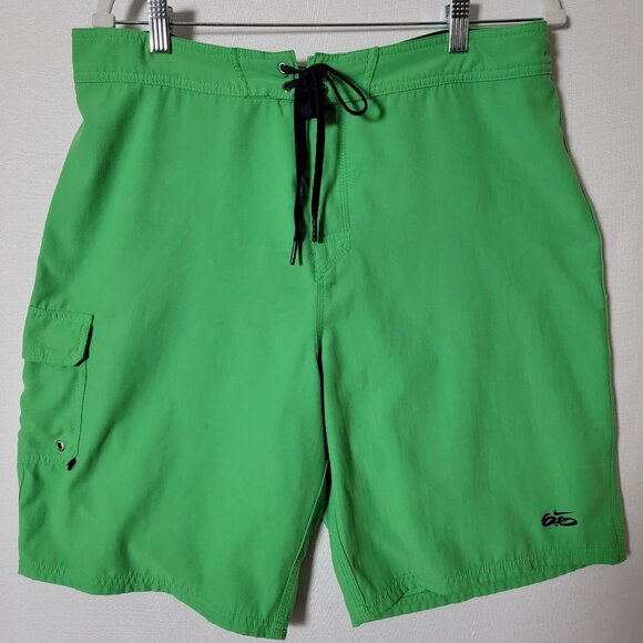 Nike Better World Mens Board Shorts Sz 36 Draw String Closure One Pocket Green - Picture 1 of 13